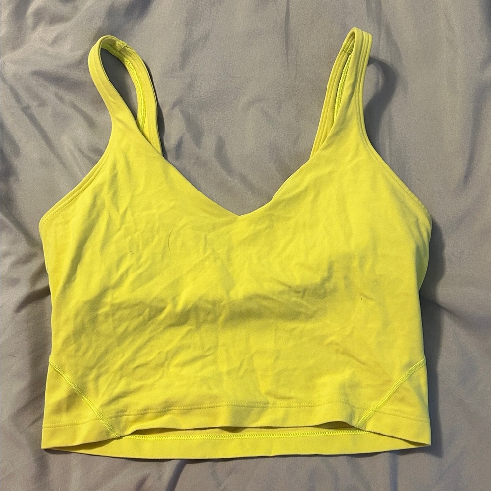 Lululemon Yellow Women's Tank Top